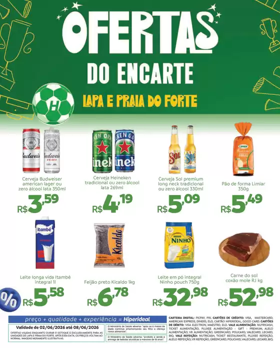 Catálogo Hiperideal Supermercados | Ótima oferta para caçadores de pechinchas | 2026-05-26T00:00:00.000Z - 2026-06-01T00:00:00.000Z