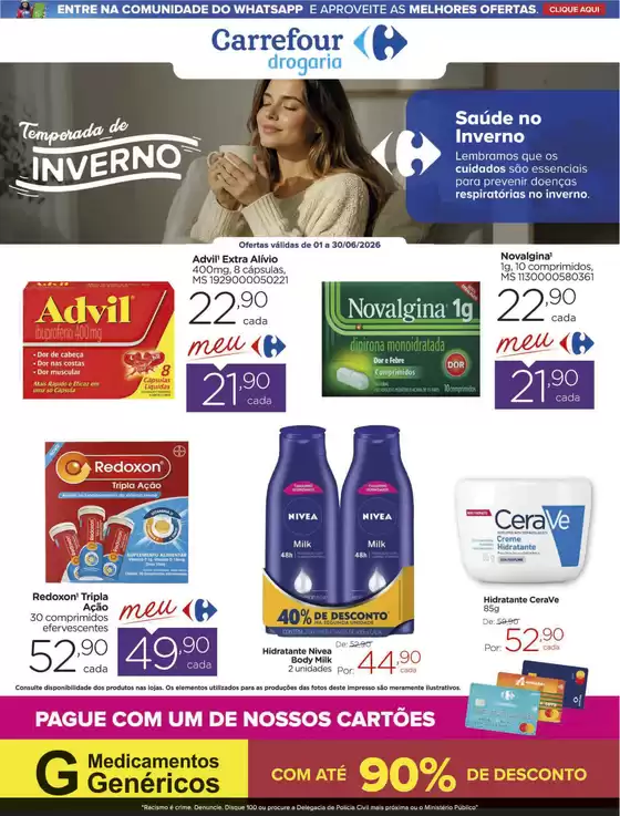 Catálogo Drogarias Carrefour em Petrolina | REVISTA DROGARIA | 2026-06-01T00:00:00.000Z - 2026-06-30T00:00:00.000Z