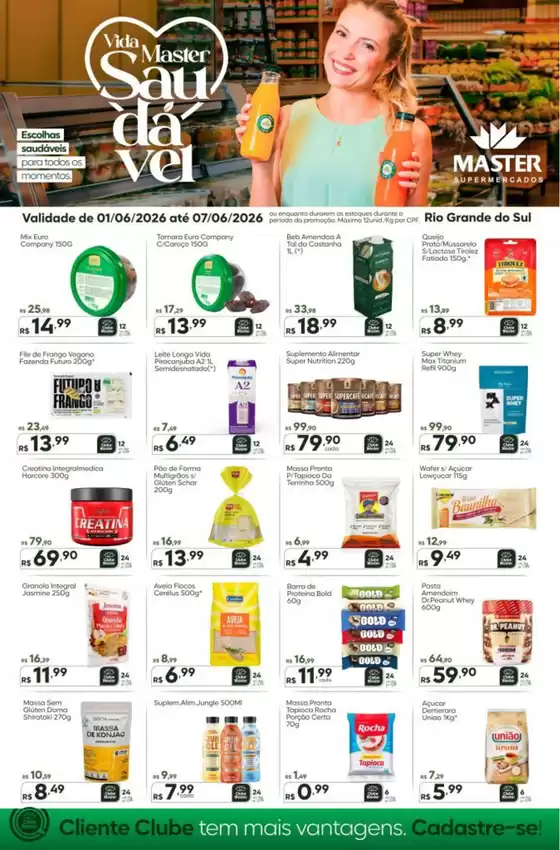Catálogo Master Supermercados | Master RS saudavel | 2026-06-01T00:00:00.000Z - 2026-06-07T00:00:00.000Z