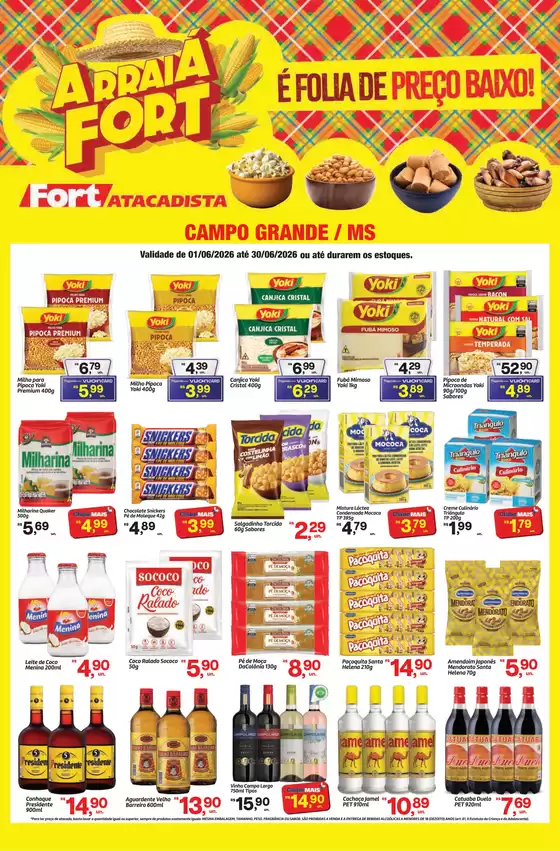 Catálogo Fort Atacadista | MS Fort Festival Arraiá 01 a 30 JUN 26 | 2026-06-01T00:00:00.000Z - 2026-06-30T00:00:00.000Z