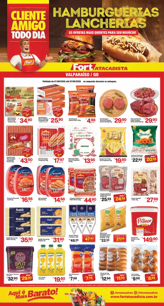 Catálogo Fort Atacadista | DF Fort Food Service Hamburgueria 01 a 07 JUN 26 Valparaiso | 2026-06-01T00:00:00.000Z - 2026-06-07T00:00:00.000Z
