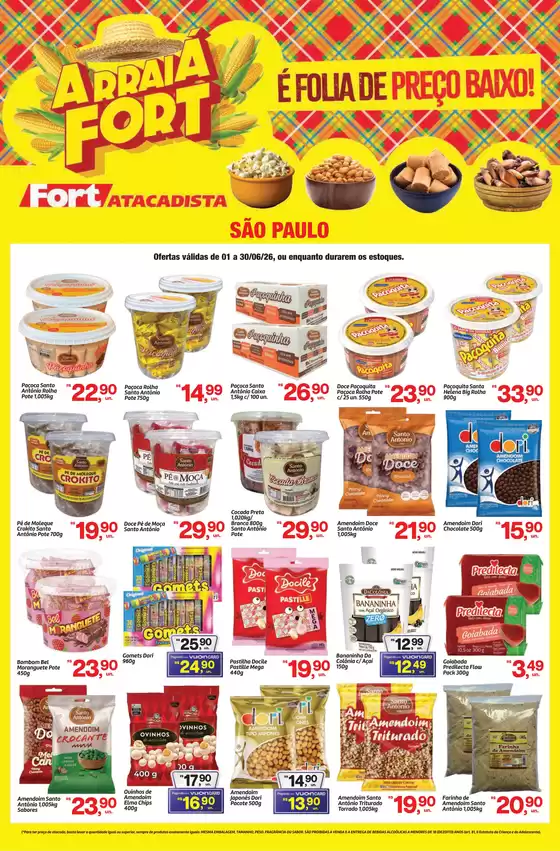Catálogo Fort Atacadista | SP Fort Festival Arraia 01 a 30 JUN 26 | 2026-06-01T00:00:00.000Z - 2026-06-30T00:00:00.000Z
