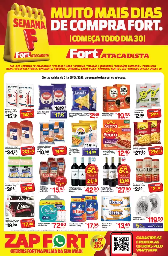 Catálogo Fort Atacadista | SC Fort Semana F SEMANAL 01 a 05 JUN 26 Regional | 2026-06-01T00:00:00.000Z - 2026-06-05T00:00:00.000Z