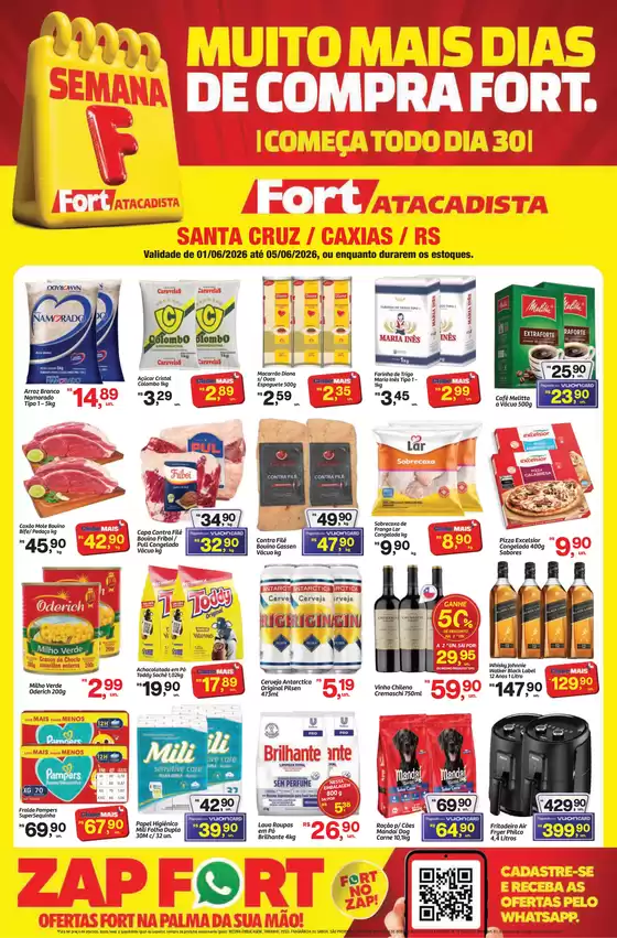 Catálogo Fort Atacadista | RS Fort Semanal F 1ª ED Regional 01 a 05 JUN 26 Final Santa | 2026-06-01T00:00:00.000Z - 2026-06-05T00:00:00.000Z