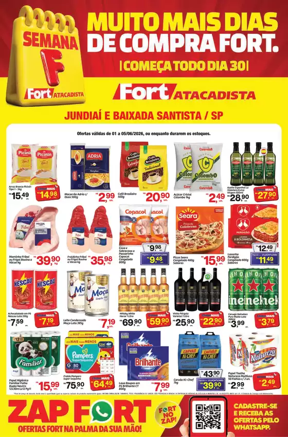 Catálogo Fort Atacadista | SP Fort Semana F 01 a 05 JUN 26 Jundiai e Santos | 2026-06-01T00:00:00.000Z - 2026-06-05T00:00:00.000Z