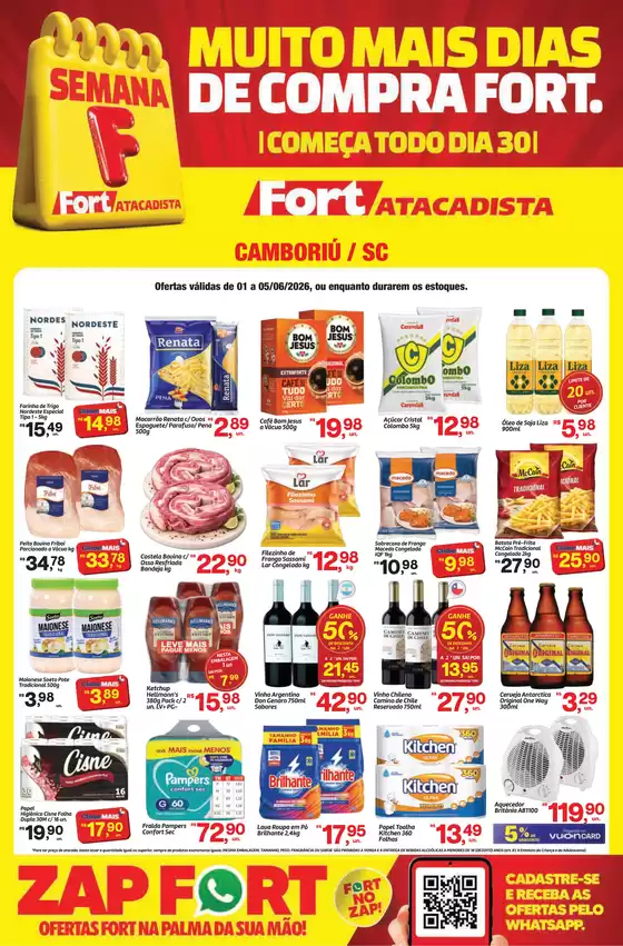 Catálogo Fort Atacadista | SC Fort Semana F SEMANAL 01 a 05 JUN 26 Camboriu | 2026-06-01T00:00:00.000Z - 2026-06-05T00:00:00.000Z