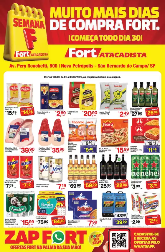Catálogo Fort Atacadista | SP Fort Semana F 01 a 05 JUN 26 Sao Bernardo | 2026-06-01T00:00:00.000Z - 2026-06-05T00:00:00.000Z