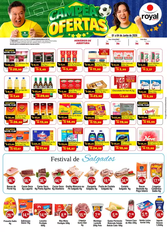 Catálogo Royal Supermercados | Nossas melhores ofertas para você | 2026-06-01T00:00:00.000Z - 2026-06-04T00:00:00.000Z