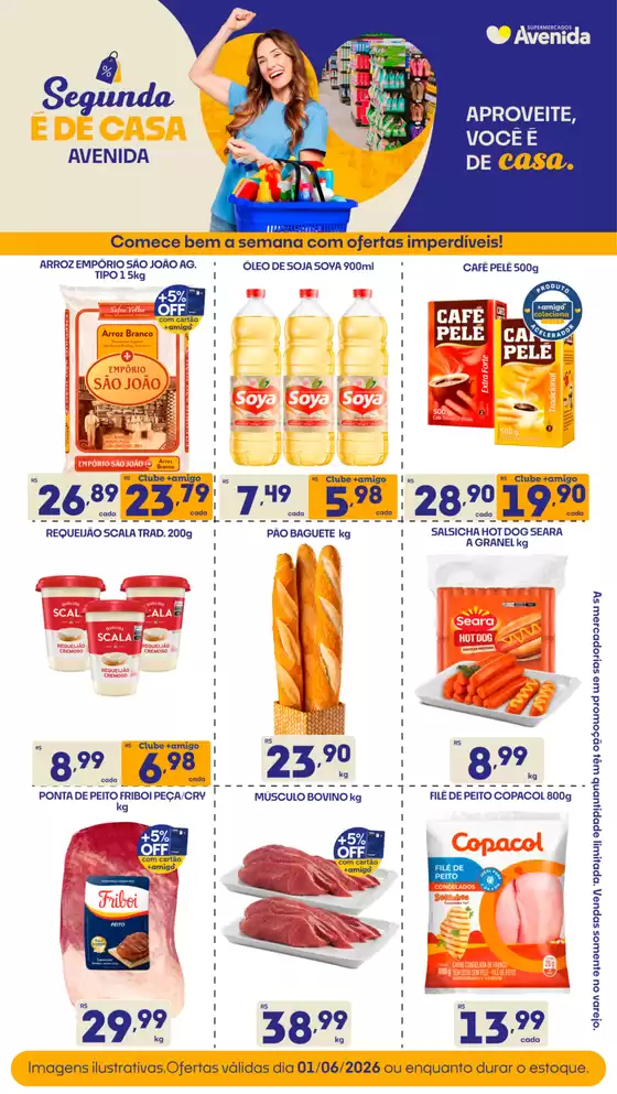 Catálogo Supermercados Avenida | Descubra ofertas atraentes | 2026-06-01T00:00:00.000Z - 2026-06-01T00:00:00.000Z