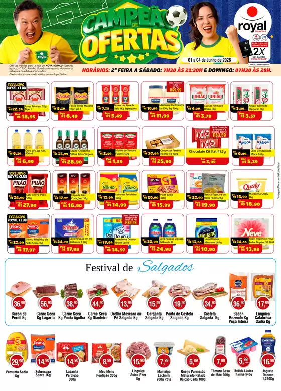 Catálogo Royal Supermercados | Ofertas exclusivas para nossos clientes | 2026-06-01T00:00:00.000Z - 2026-06-04T00:00:00.000Z