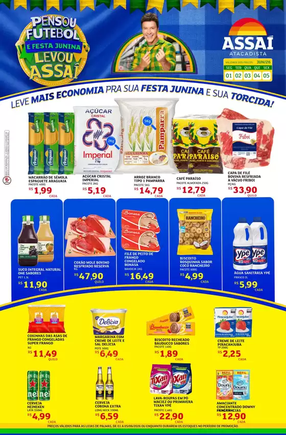 Catálogo Assaí Atacadista | Encarte Assaí Atacadista 47440-115 | 2026-06-01T00:00:00.000Z - 2026-06-05T00:00:00.000Z