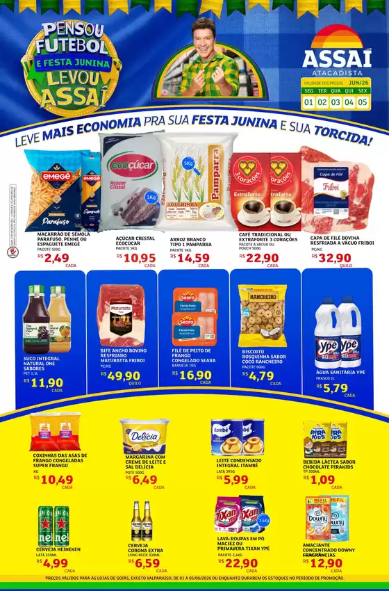 Catálogo Assaí Atacadista | Encarte Assaí Atacadista 47440-822 | 2026-06-01T00:00:00.000Z - 2026-06-05T00:00:00.000Z
