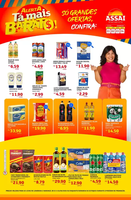 Catálogo Assaí Atacadista | Encarte Assaí Atacadista 47366-119 | 2026-06-01T00:00:00.000Z - 2026-06-04T00:00:00.000Z