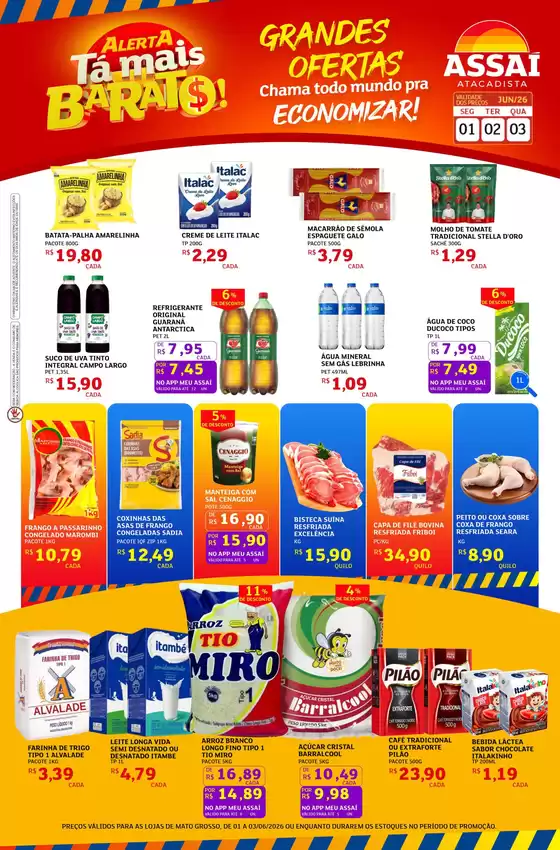 Catálogo Assaí Atacadista | Encarte Assaí Atacadista 47796-38 | 2026-06-01T00:00:00.000Z - 2026-06-03T00:00:00.000Z