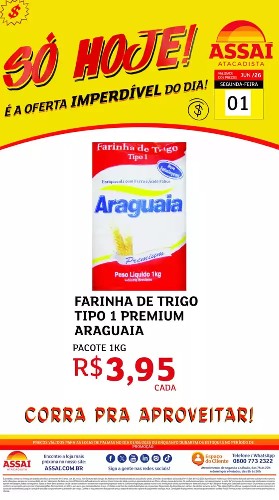 Catálogo Assaí Atacadista | Encarte Assaí Atacadista 47934-115 | 2026-06-01T00:00:00.000Z - 2026-06-01T00:00:00.000Z