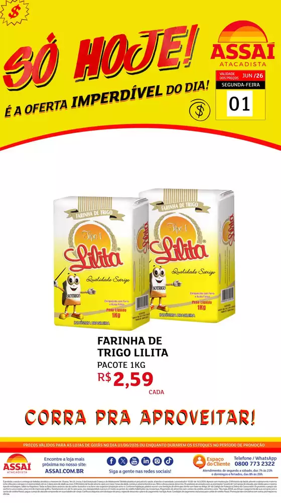Catálogo Assaí Atacadista | Encarte Assaí Atacadista 47934-768 | 2026-06-01T00:00:00.000Z - 2026-06-01T00:00:00.000Z