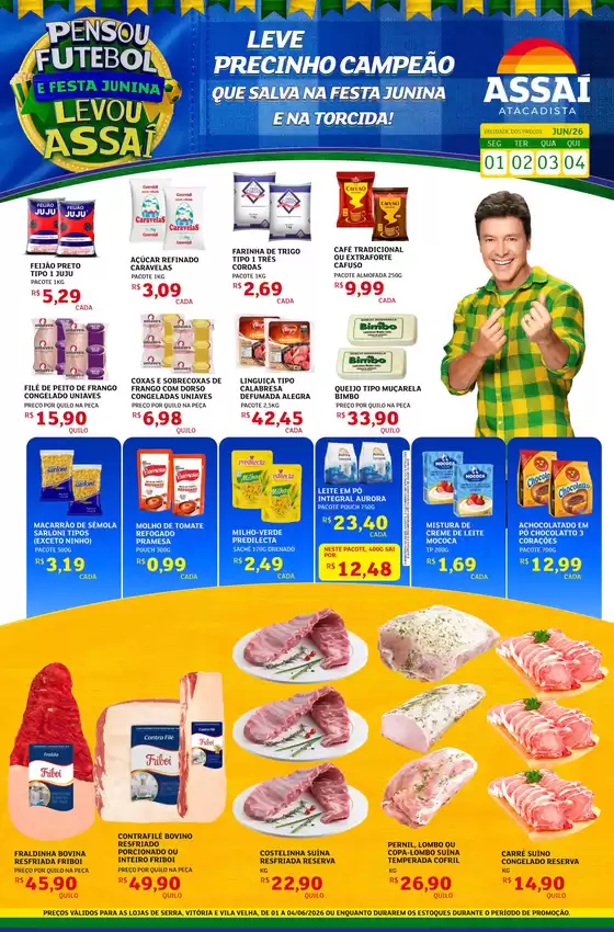 Catálogo Assaí Atacadista | Encarte Assaí Atacadista 47755 | 2026-06-01T00:00:00.000Z - 2026-06-04T00:00:00.000Z
