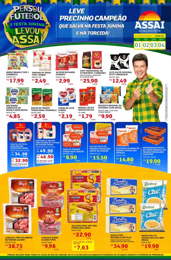 Catálogo Assaí Atacadista | Encarte Assaí Atacadista 47709 | 2026-06-01T00:00:00.000Z - 2026-06-04T00:00:00.000Z