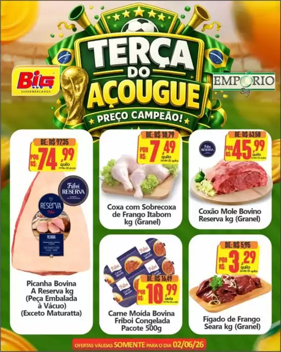 Catálogo Big Supermercados | Terça do Açougue | 2026-06-02T00:00:00.000Z - 2026-06-02T00:00:00.000Z