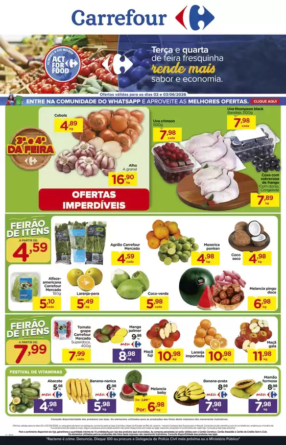 Catálogo Carrefour | Melhores ofertas para todos os clientes | 2026-06-02T00:00:00.000Z - 2026-06-03T00:00:00.000Z
