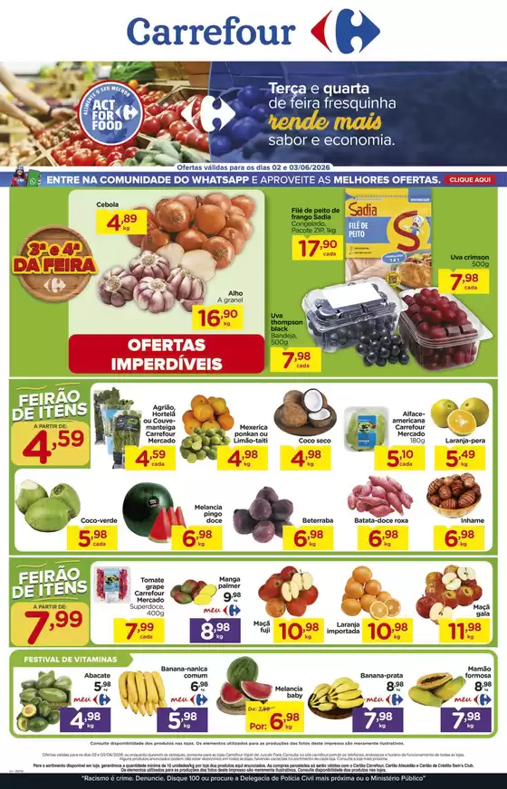 Catálogo Carrefour | Melhores ofertas para compradores econômicos | 2026-06-02T00:00:00.000Z - 2026-06-03T00:00:00.000Z