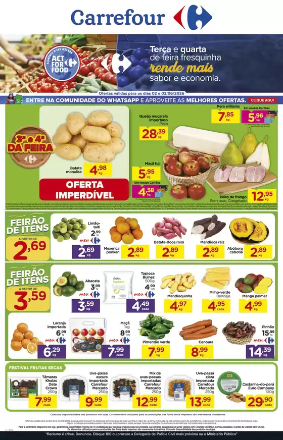 Catálogo Carrefour | Nossas melhores pechinchas | 2026-06-02T00:00:00.000Z - 2026-06-03T00:00:00.000Z