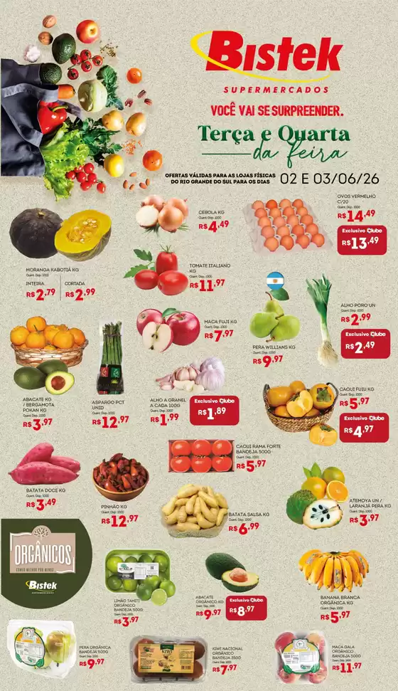 Catálogo Bistek Supermercados | Ofertas especiais atraentes para todos | 2026-06-02T00:00:00.000Z - 2026-06-03T00:00:00.000Z
