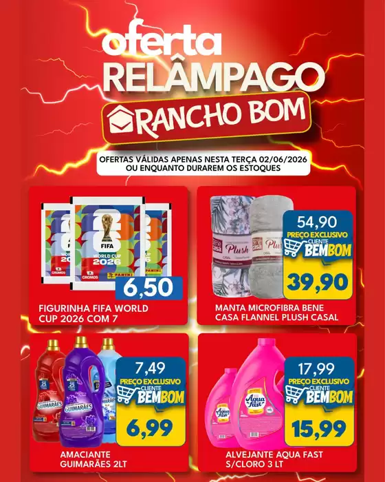Catálogo Rancho Bom Supermercados | Encarte Rancho Bom Supermercados | 2026-06-02T00:00:00.000Z - 2026-06-02T00:00:00.000Z