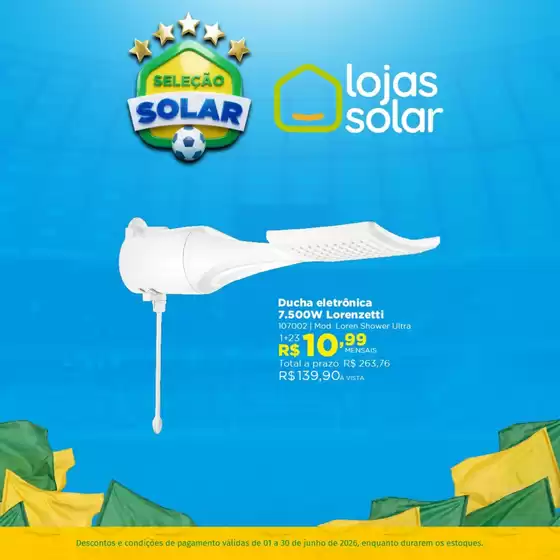 Catálogo Lojas Solar | Encarte Lojas Solar | 2026-06-01T00:00:00.000Z - 2026-06-30T00:00:00.000Z