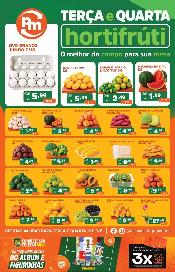 Catálogo Supermercados Pague Menos | Tabloide flv r2jeKU5 | 2026-06-02T00:00:00.000Z - 2026-06-03T00:00:00.000Z