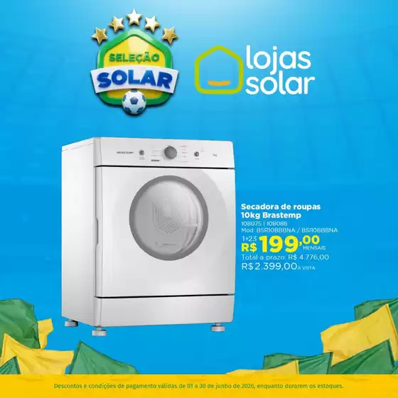 Catálogo Lojas Solar | Ofertas especiais para você | 2026-06-01T00:00:00.000Z - 2026-06-30T00:00:00.000Z