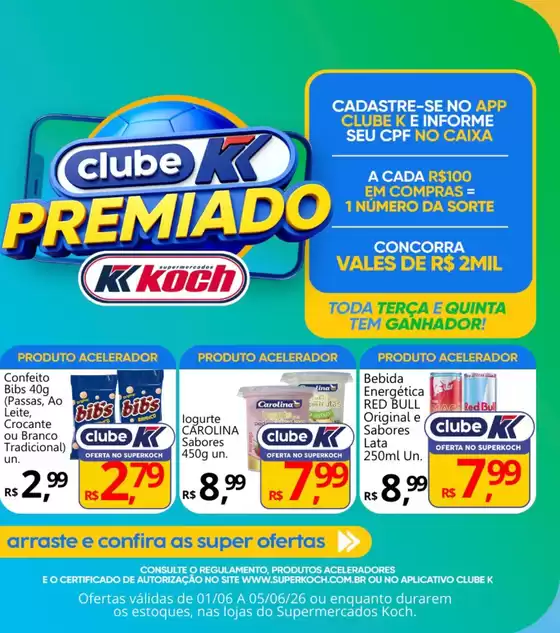 Catálogo Supermercados Koch | Ofertas para caçadores de pechinchas | 2026-06-01T00:00:00.000Z - 2026-06-05T00:00:00.000Z