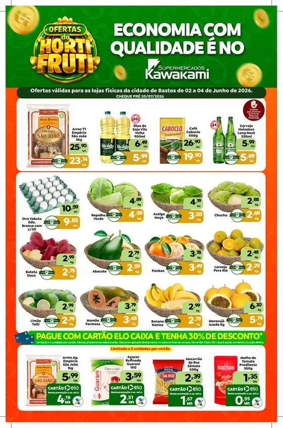 Catálogo Supermercados Kawakami | Ofertas - Bastos | 2026-06-02T00:00:00.000Z - 2026-06-04T00:00:00.000Z