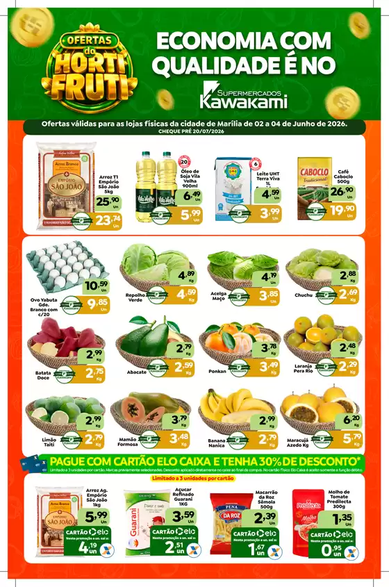 Catálogo Supermercados Kawakami | Ofertas - Marília | 2026-06-02T00:00:00.000Z - 2026-06-04T00:00:00.000Z