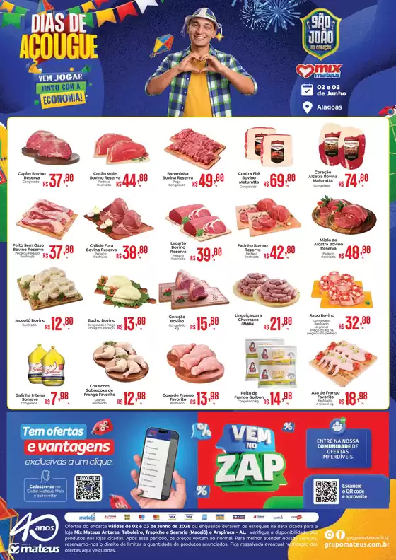 Catálogo Supermercados Mateus | Açougue | 2026-06-02T00:00:00.000Z - 2026-06-03T00:00:00.000Z