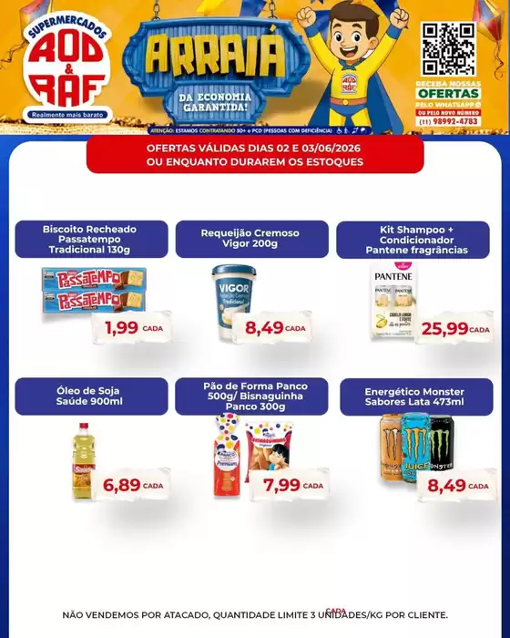 Catálogo Supermercados Rod e Raf | Ofertas especiais atraentes para todos | 2026-06-02T00:00:00.000Z - 2026-06-03T00:00:00.000Z
