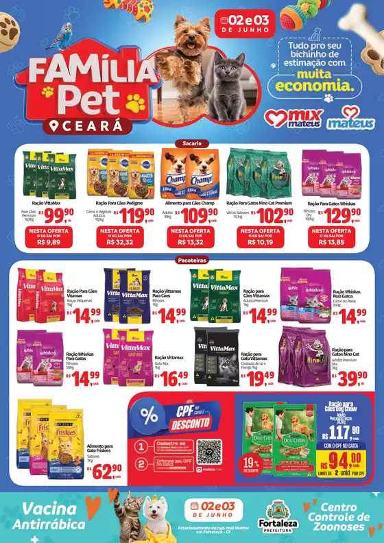 Catálogo Supermercados Mateus | Família Pet | 2026-06-02T00:00:00.000Z - 2026-06-03T00:00:00.000Z