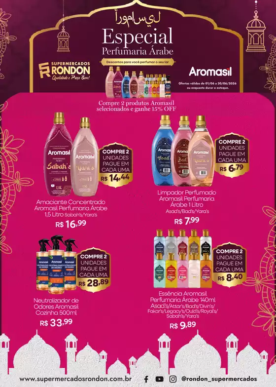 Catálogo Supermercados Rondon | Ofertas e promoções atuais | 2026-06-01T00:00:00.000Z - 2026-06-30T00:00:00.000Z