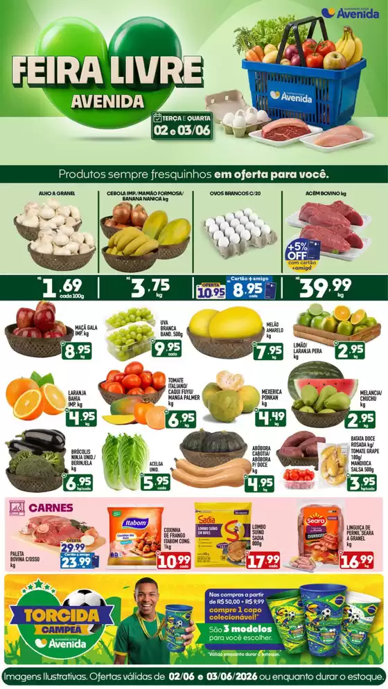 Catálogo Supermercados Avenida em Banabuiú | Nossas melhores ofertas para você | 2026-06-02T00:00:00.000Z - 2026-06-03T00:00:00.000Z