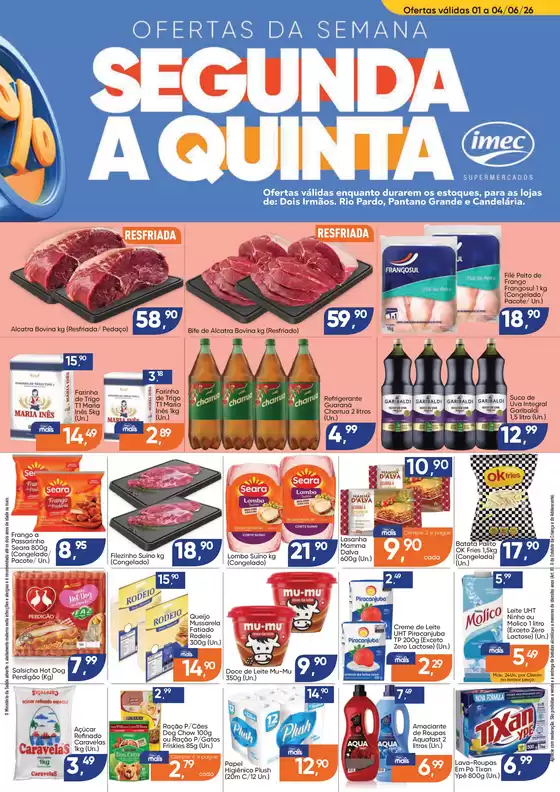 Catálogo Imec Supermercados | BAIXA 15680 IMEC Ofertas da Semana Cluster B 01 a 040626 | 2026-06-01T00:00:00.000Z - 2026-06-04T00:00:00.000Z