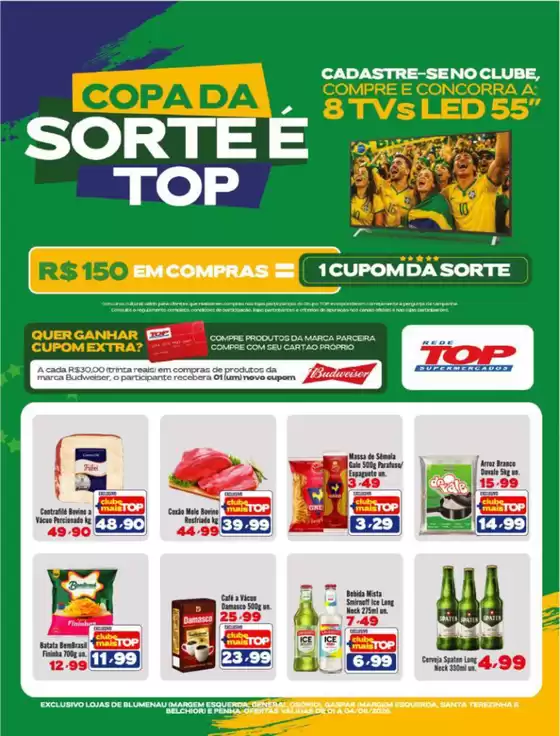 Catálogo Rede Top | Nossas melhores ofertas para você | 2026-06-01T00:00:00.000Z - 2026-06-04T00:00:00.000Z