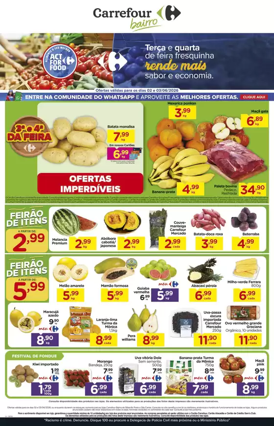 Catálogo Carrefour Bairro | Ótima oferta para todos os clientes | 2026-06-02T00:00:00.000Z - 2026-06-03T00:00:00.000Z
