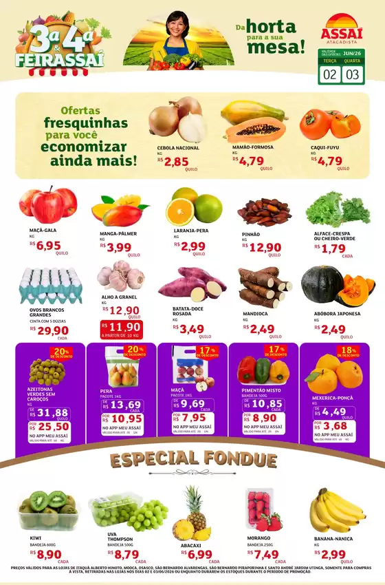 Catálogo Assaí Atacadista | Encarte Assaí Atacadista 47407-809 | 2026-06-02T00:00:00.000Z - 2026-06-03T00:00:00.000Z