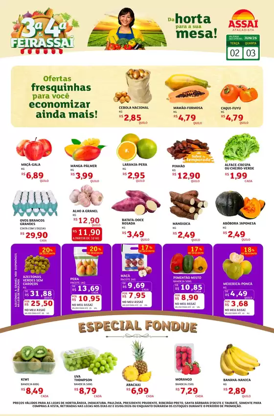 Catálogo Assaí Atacadista | Encarte Assaí Atacadista 47659-738 | 2026-06-02T00:00:00.000Z - 2026-06-03T00:00:00.000Z