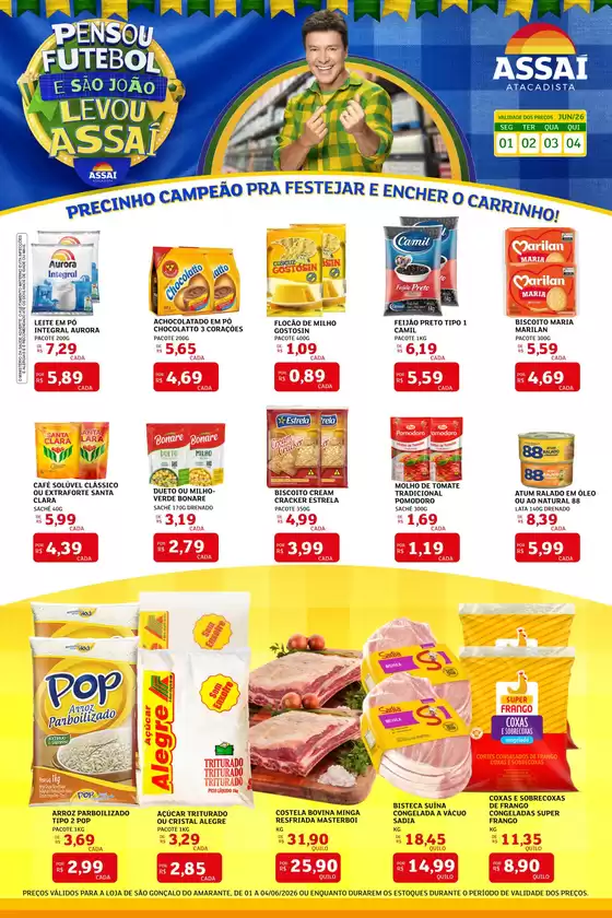 Catálogo Assaí Atacadista | Encarte Assaí Atacadista 47963-161 | 2026-06-02T00:00:00.000Z - 2026-06-04T00:00:00.000Z