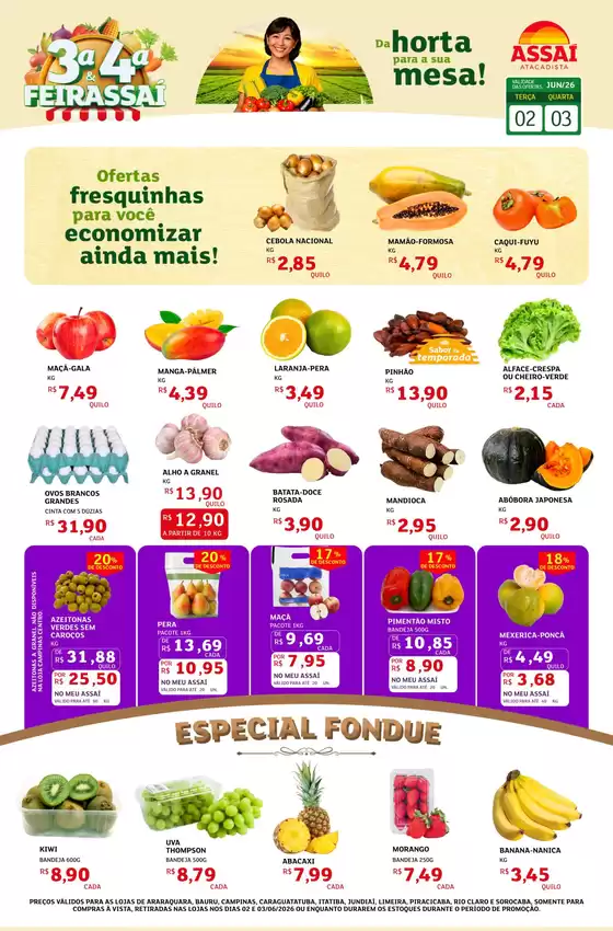 Catálogo Assaí Atacadista | Encarte Assaí Atacadista 47659-737 | 2026-06-02T00:00:00.000Z - 2026-06-03T00:00:00.000Z