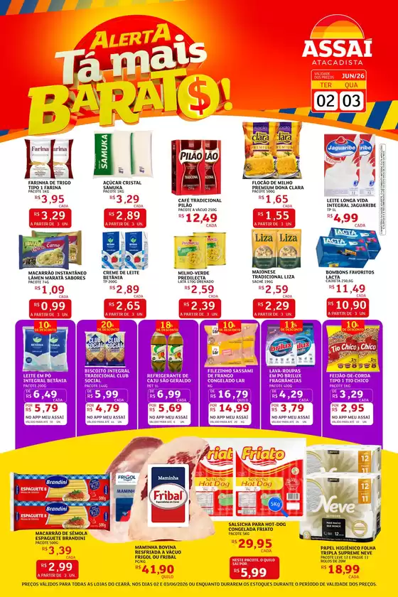 Catálogo Assaí Atacadista | Encarte Assaí Atacadista 47783-127 | 2026-06-02T00:00:00.000Z - 2026-06-03T00:00:00.000Z