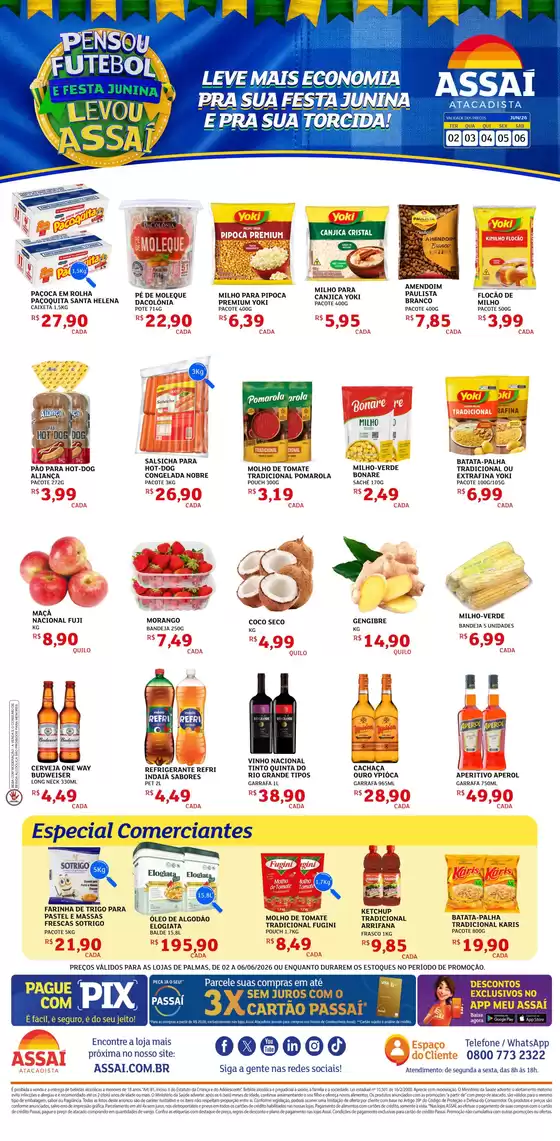 Catálogo Assaí Atacadista | Encarte Assaí Atacadista 47752-115 | 2026-06-02T00:00:00.000Z - 2026-06-06T00:00:00.000Z