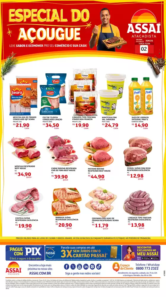 Catálogo Assaí Atacadista | Encarte Assaí Atacadista 47800-462 | 2026-06-02T00:00:00.000Z - 2026-06-02T00:00:00.000Z