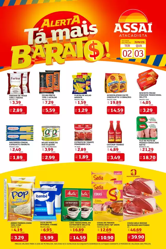 Catálogo Assaí Atacadista | Encarte Assaí Atacadista 47681-757 | 2026-06-02T00:00:00.000Z - 2026-06-03T00:00:00.000Z